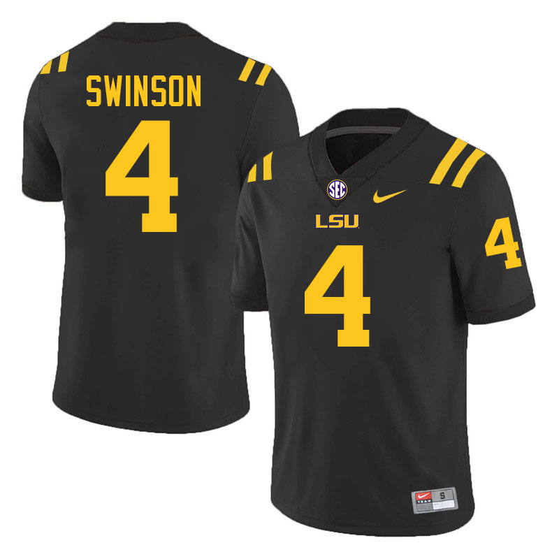 Bradyn Swinson LSU Tigers Jersey,Louisiana State University Tigers Football Jersey-Black